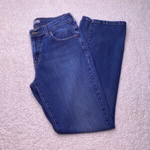 Levi's 515 Boot Cut High Rise Medium Blue Denim Jean 8 Medium